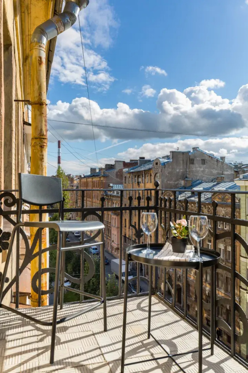 Квартира Студия БомбФлат на Можайской с Балконом — фото