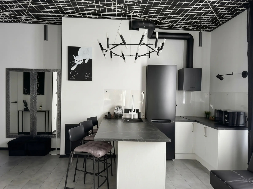 Квартира Top Rooms: Евротрешка на Острове Мечты у метро Технопарк — фото