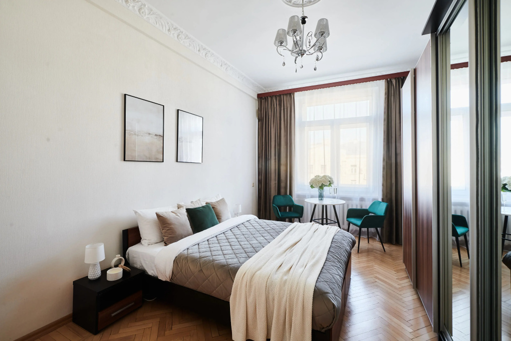 Квартира GM Apartments Трёхкомнатная с видом на Тверскую — фото