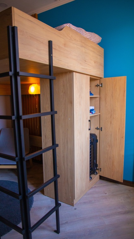Двухместный номер Standard с видом на город двуспальная кровать в People Hostel & Suites
