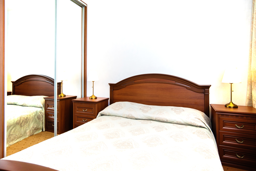 Двухместные апартаменты двуспальная кровать в Черноморская