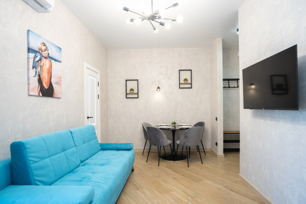 Отель Апартаменты RED APARTMENTS Арт Лайт Сити апартамент Айвазовский в Сириусе
