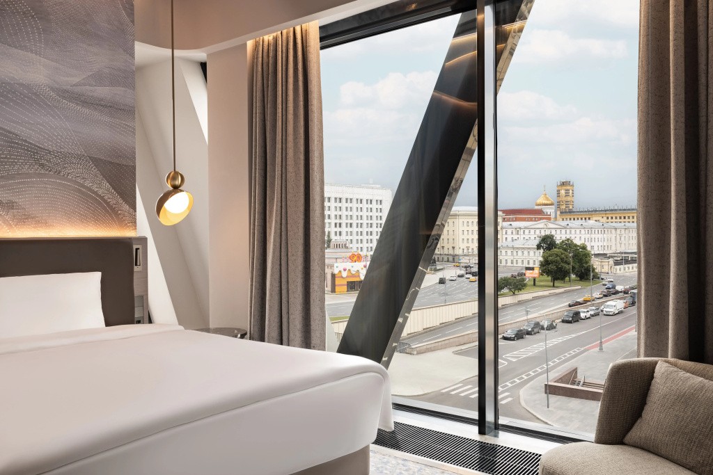 Hotel Cosmos Selection Moscow Arbat Room Type - Family Double Suite full double bed