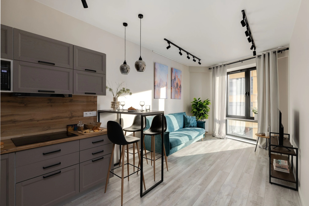 Апартаменты SMART LOFTS | Ivory | С отдельной спальней | Бизнес-класс у метро Дмитровская — фото