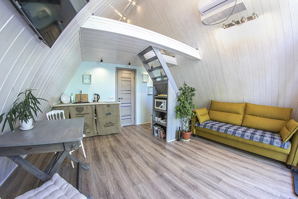 Double Apartment with balcony and with view (full double bed)