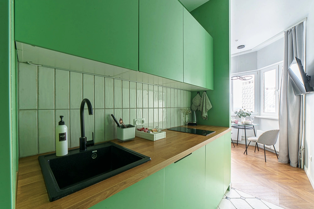 Апартаменты Green Apartment City View от сети Good Vibes Apartments — фото