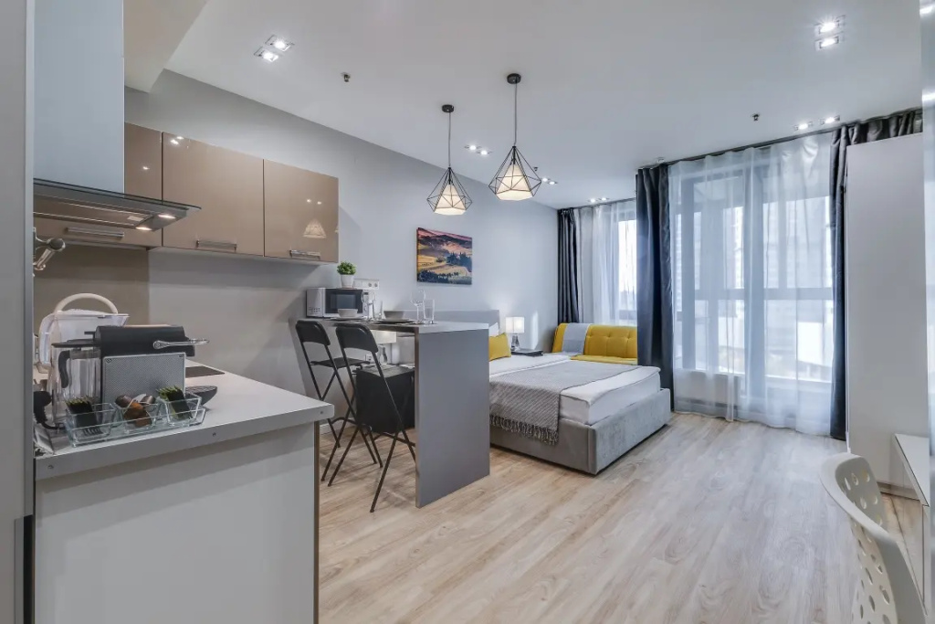 Апартаменты Полюкс с Балконом и Видом на Город Business Apartments — фото