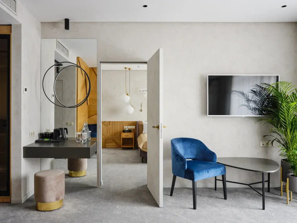 Двухместный люкс с 2 комнатами с балконом двуспальная кровать в Б.О.Р.