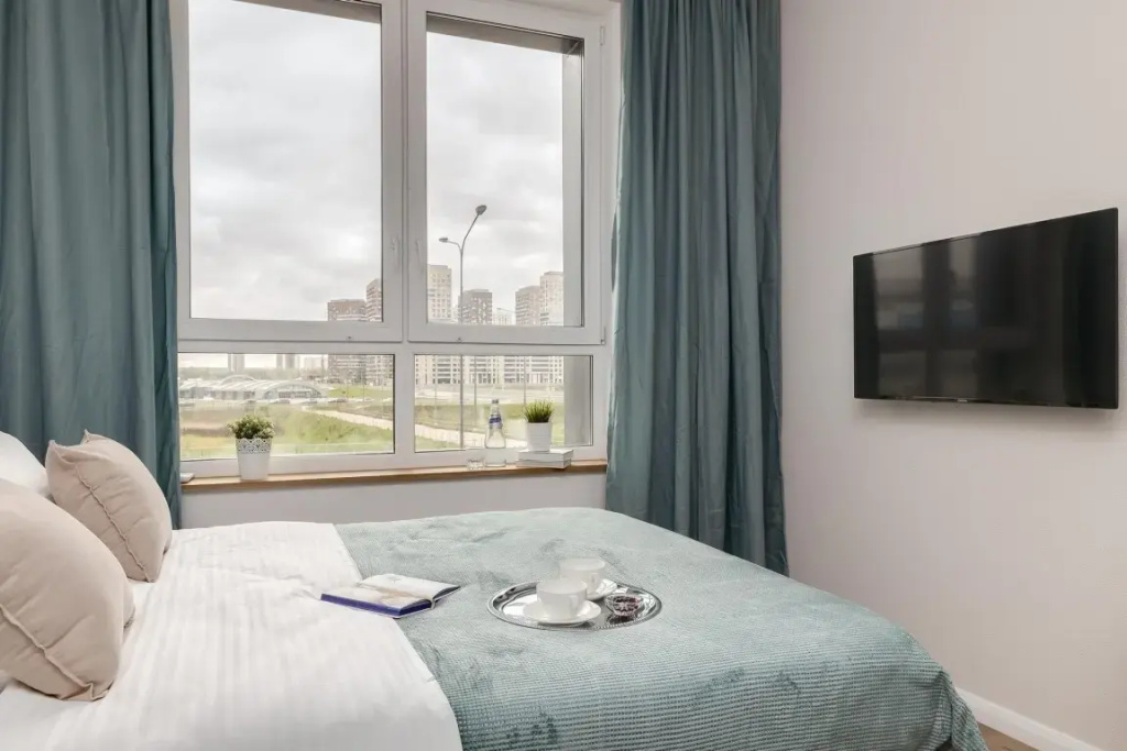 Апартаменты SMART LOFTS | Air | 5 мин до м Спартак | Рядом стадион и Крокус Экспо — фото