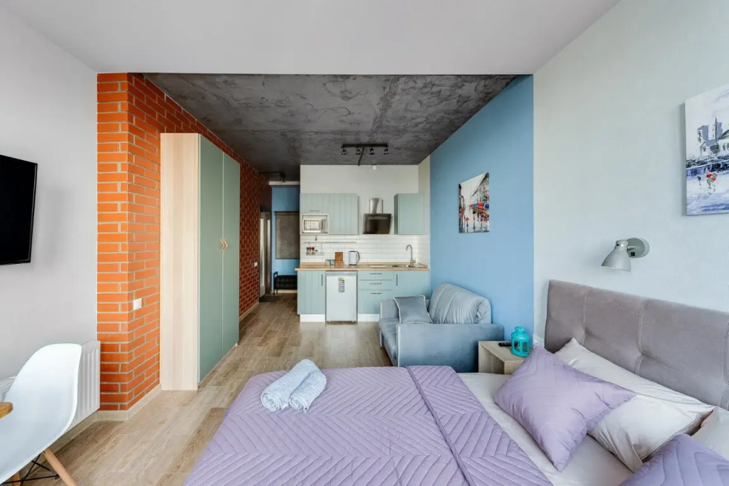 Апартаменты SMART LOFTS | Mint | Видовой 25 этаж | ЖК бизнес-класса рядом с метро — фото