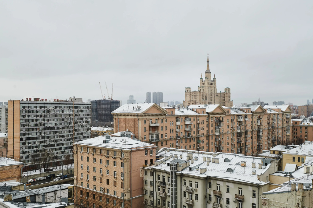 Квартира GM Apartments Стильная Трехкомнатная с видом на Новый Арбат — фото