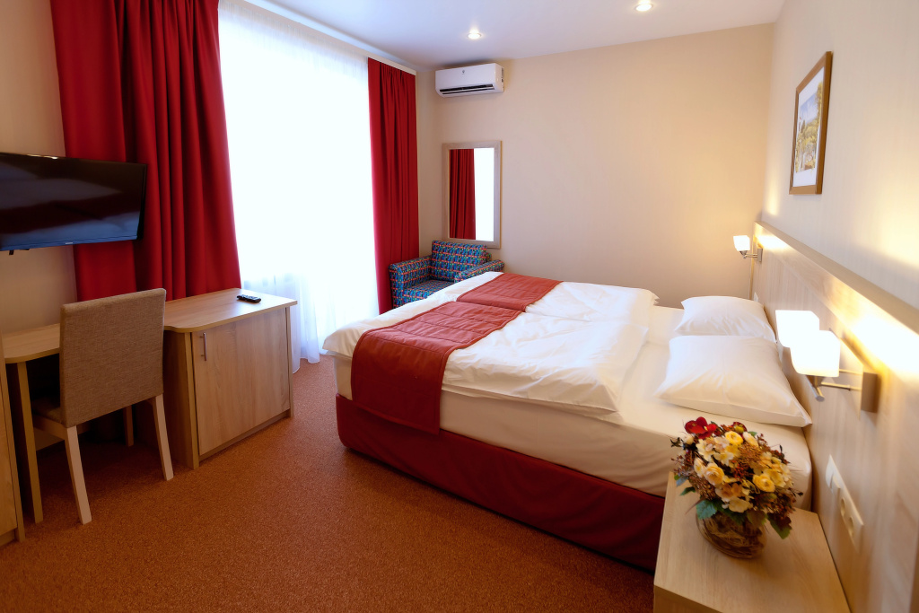 Comfort Jacuzzi Double room with city view (full double bed)