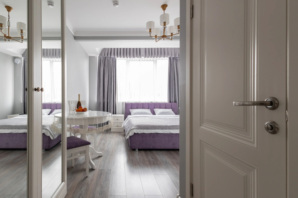 Rivyera Art Aparthotel Room Type - Superior Double Apartment with river view full double bed