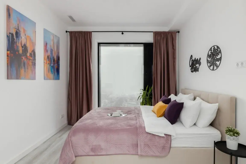 Апартаменты SMART LOFTS | Terrace | Вид с 45 этажа | 2 спальни | В 1 мин. от метро — фото