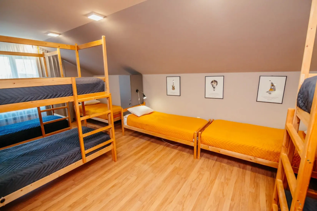 Bed in Dorm Attic (male dorm)