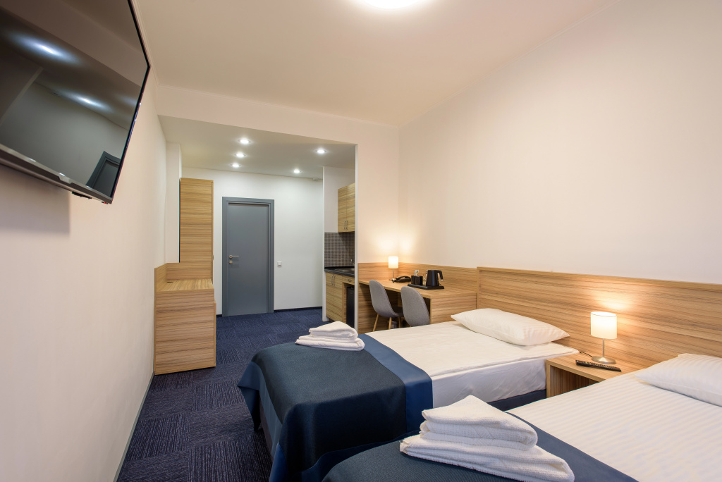 With Kitchen Double room (full double bed)
