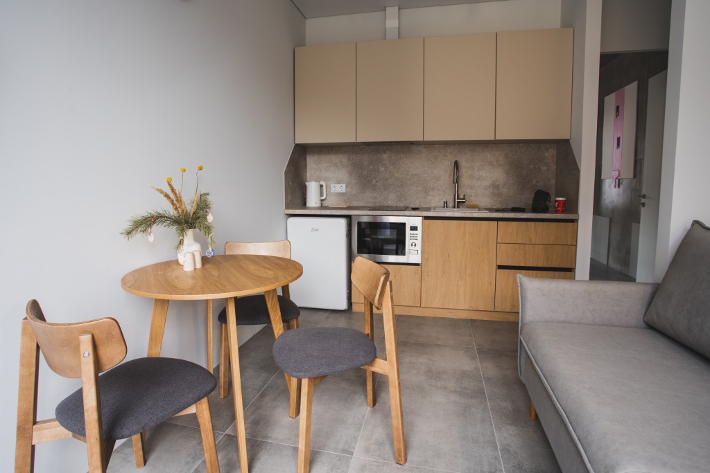 Двухместный номер Classic с красивым видом из окна двуспальная кровать в Куб Грин