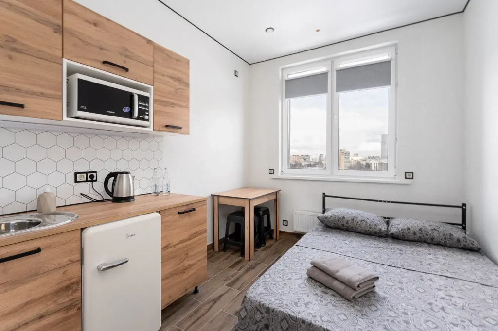 Апартаменты Уютная студия Bestflat24 у метро Ботанический сад — фото