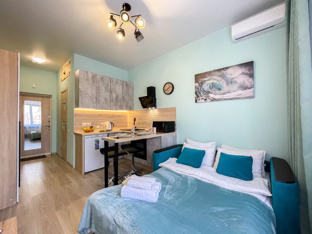 Квартира Студия Домио (Domio) в Apart Loft на Рябиновой — фото