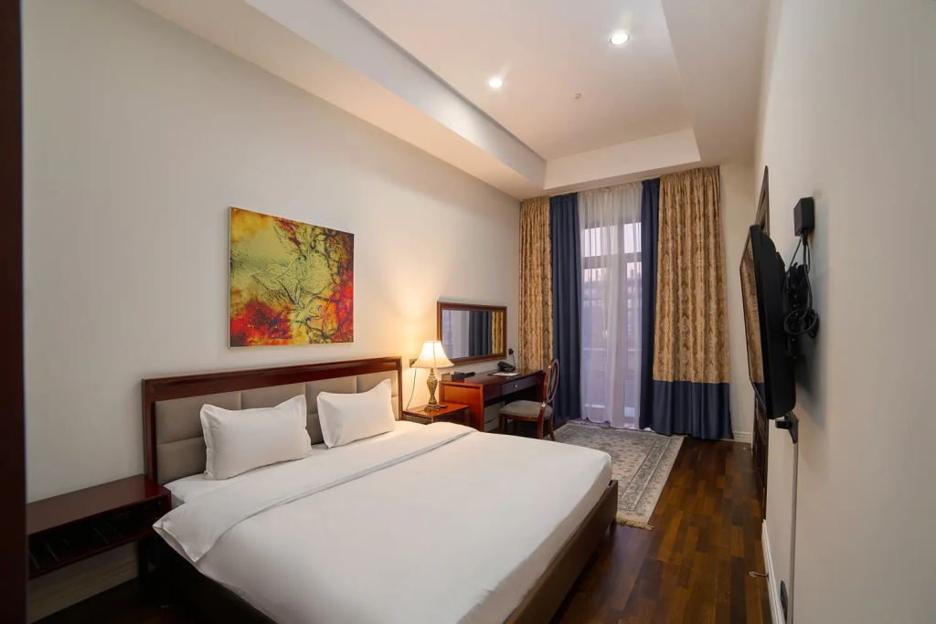 Attache Double Suite with balcony full double bed