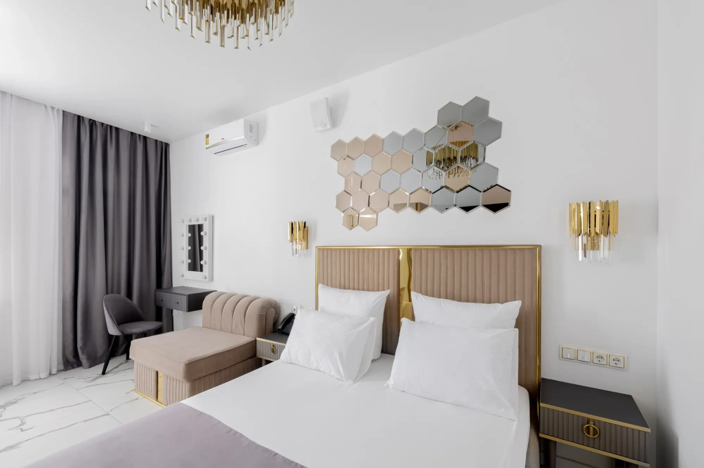 2 rooms with Terrace Double Apartment (full double bed)