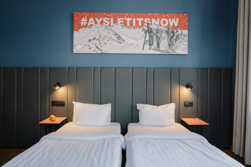 AYS Let It Snow Hotel Roza Khutor Room Type - Double room twin beds