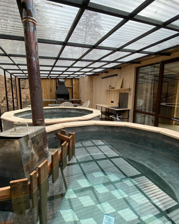 Люкс с красивым видом из окна в Koban Spa Resort