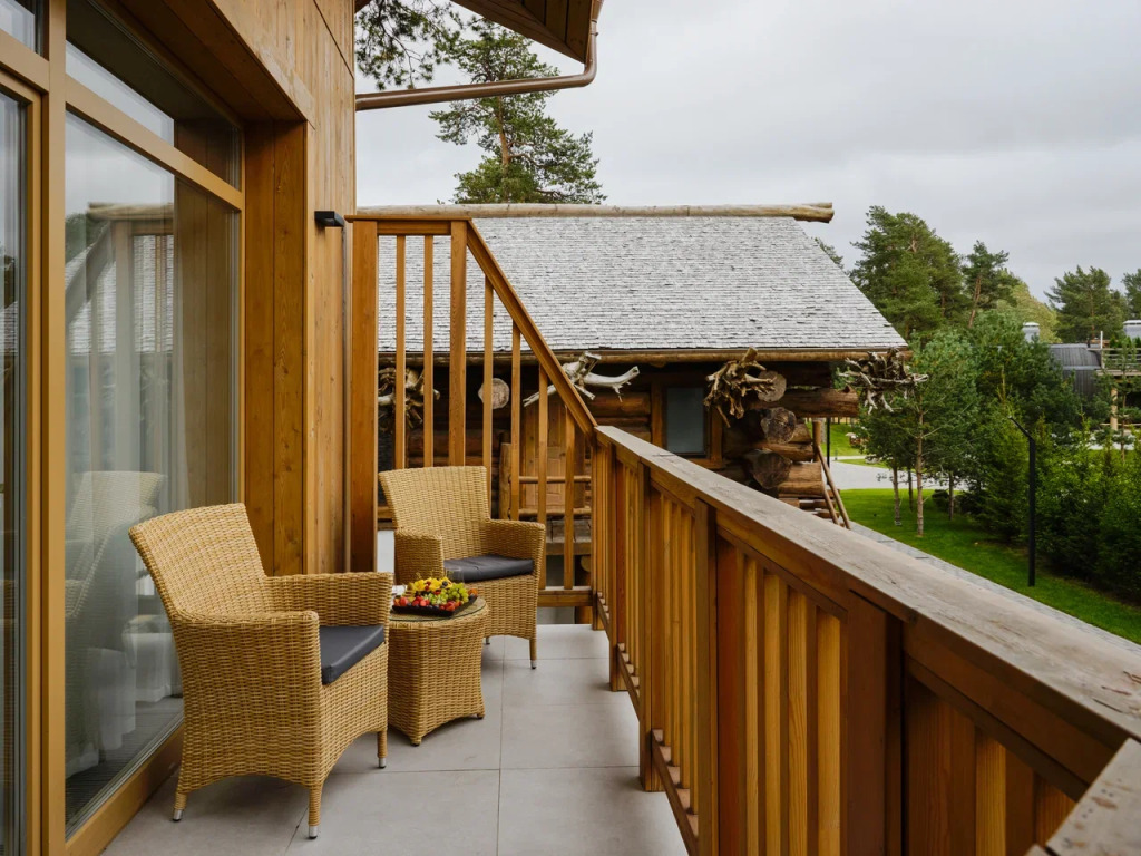 Двухместный люкс с 2 комнатами с балконом двуспальная кровать в Б.О.Р.