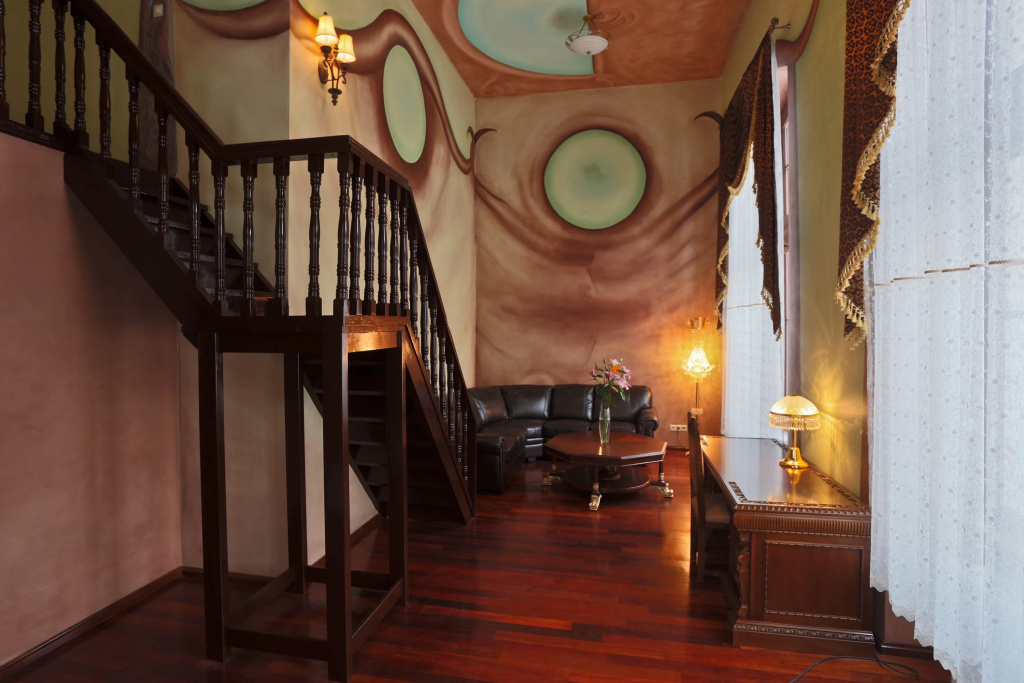 1 Bedroom Superior Double Attic Apartment with garden view twin beds