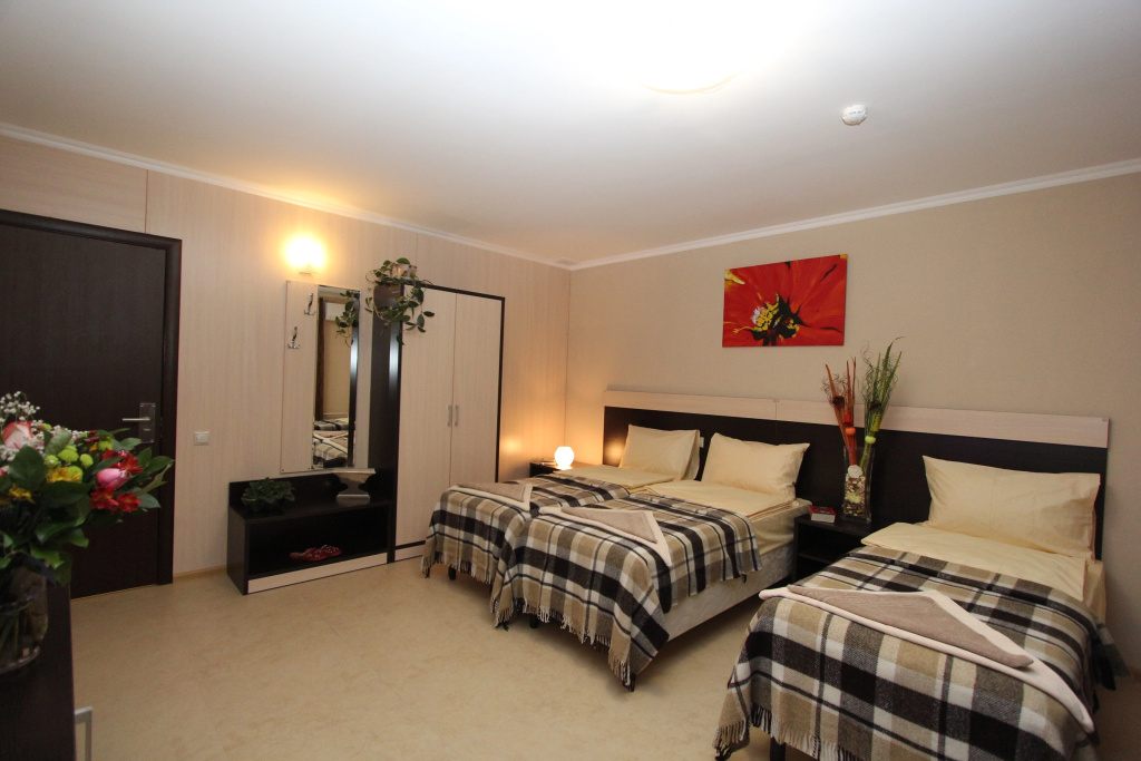 Standard Triple room with balcony and with city view