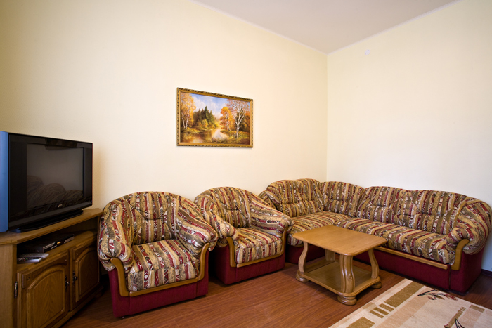 Двухместный люкс с балконом двуспальная кровать в Светлица