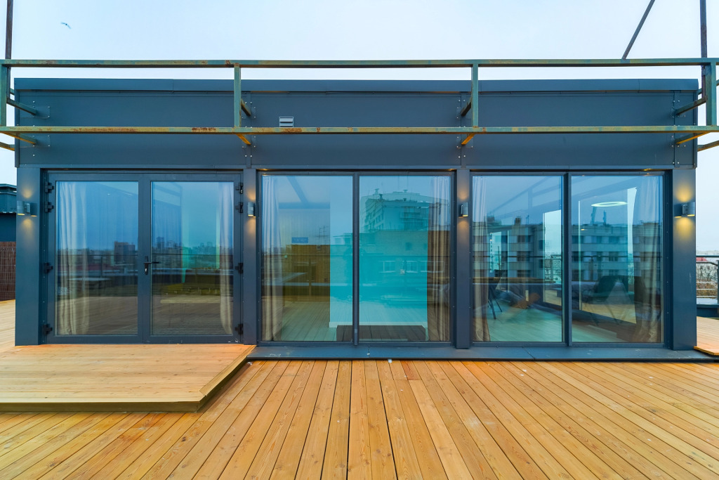 Апартаменты Superior с 3 комнатами с балконом в Апарт-отель Residence Graphite