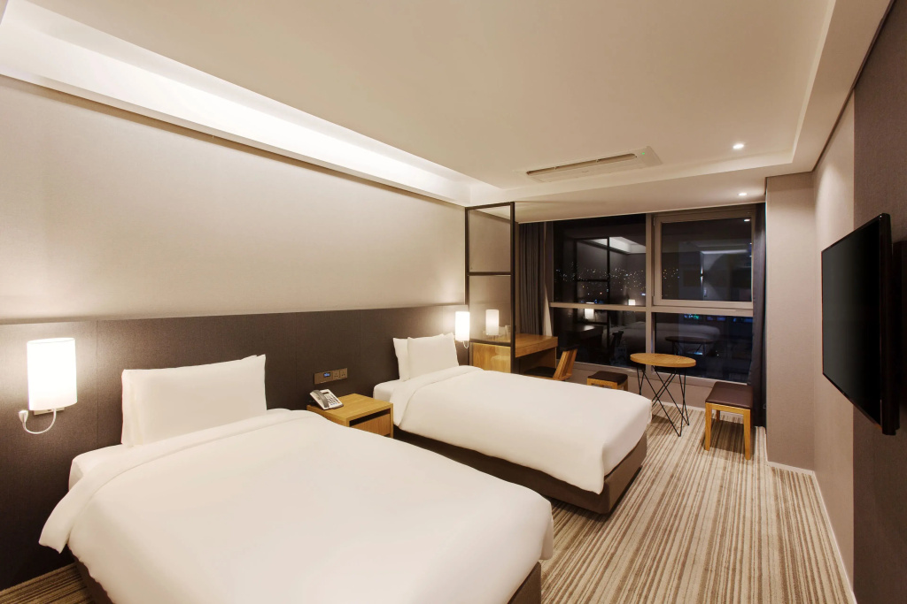 Standard Double room with city view (twin beds)