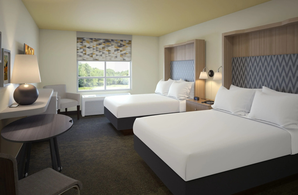 標準雙人房,配有大床