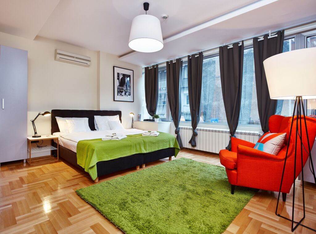 Двухместный номер Comfort двуспальная кровать в ZigZag Belgrade