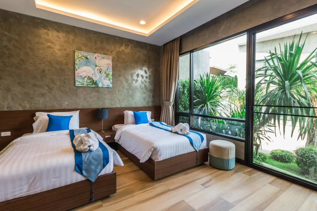 Standard Double room with garden view (twin beds)