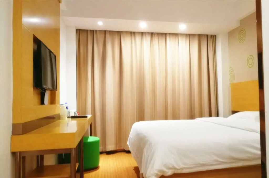 GreenTree Inn Shanghai Jingan Railway Station Xinzha Road Business Hotel - Chambres