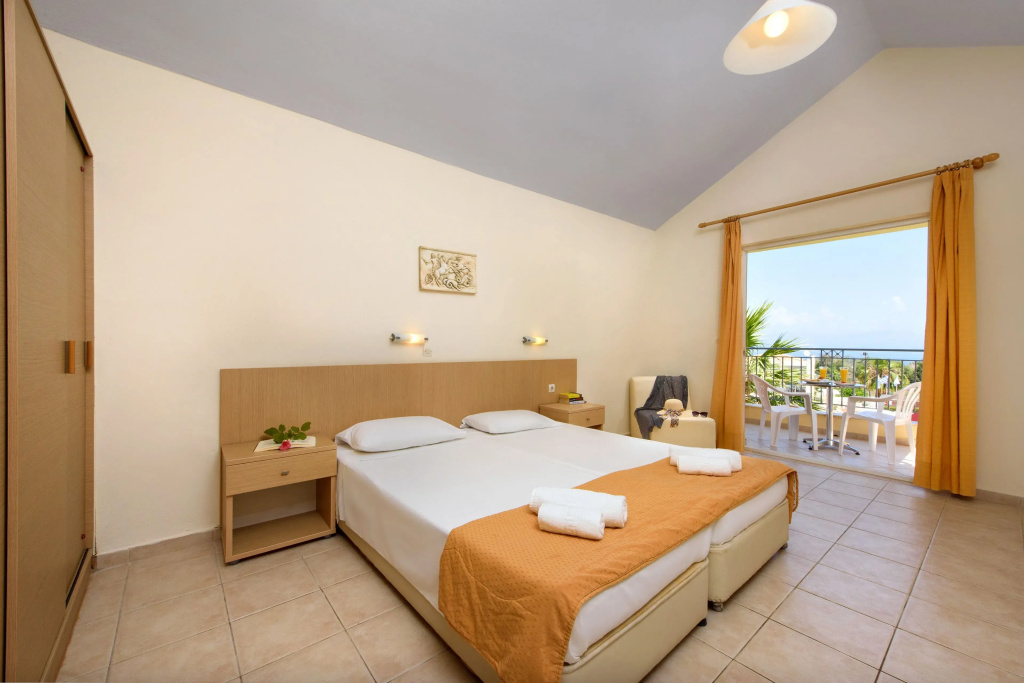 Olympion Village Room Type - Superior Double room with garden view full double bed