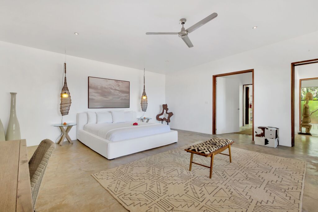 豪華海景雙人豪華別墅，配有雙人床