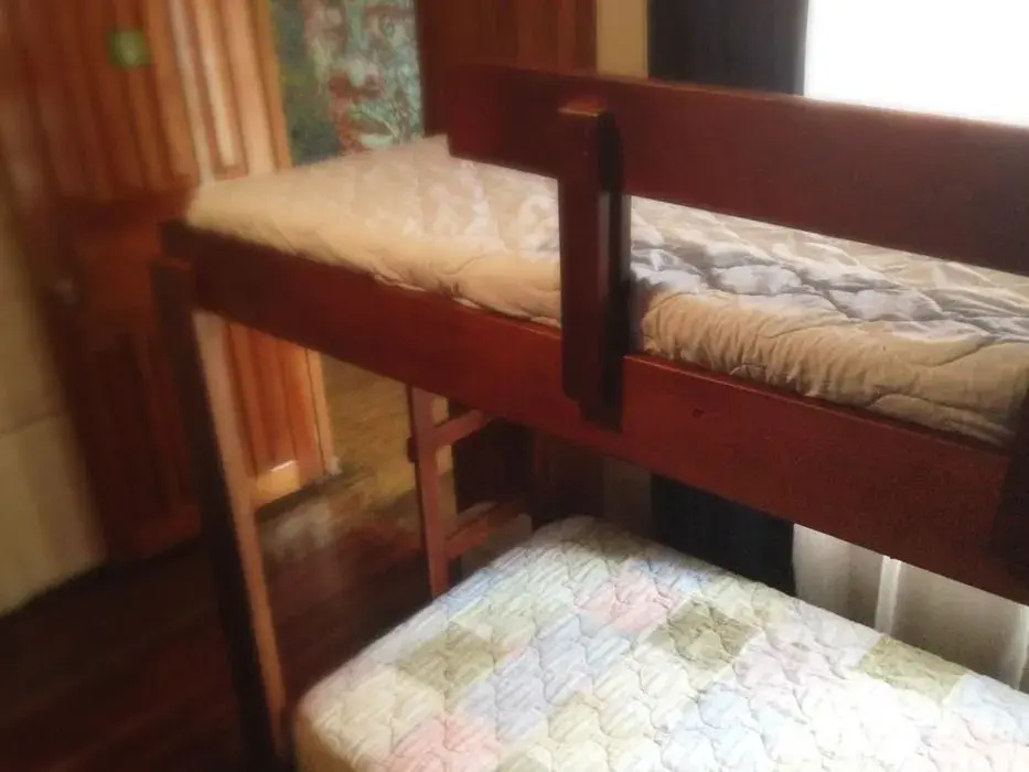 Bed in Dorm with city view