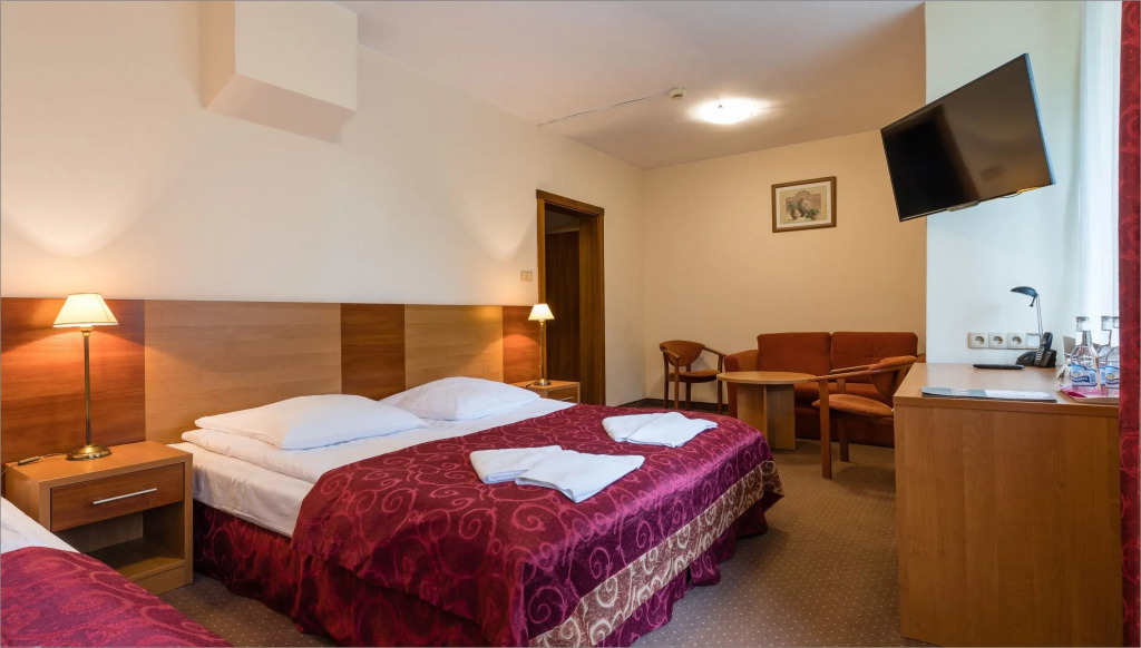 經典三人房，單人床