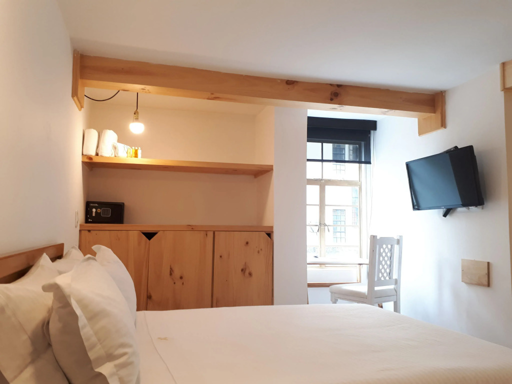 四人房，市景，雙人床