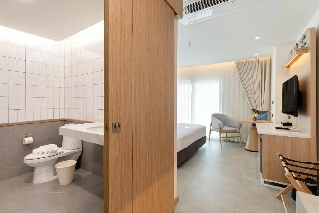 Двухместный номер Deluxe с видом на море 2 отдельные кровати в Jomtien Thani Hotel