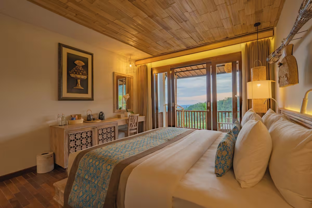 Deluxe with Meditation And Yoga Class Double room Hills View (full double bed)