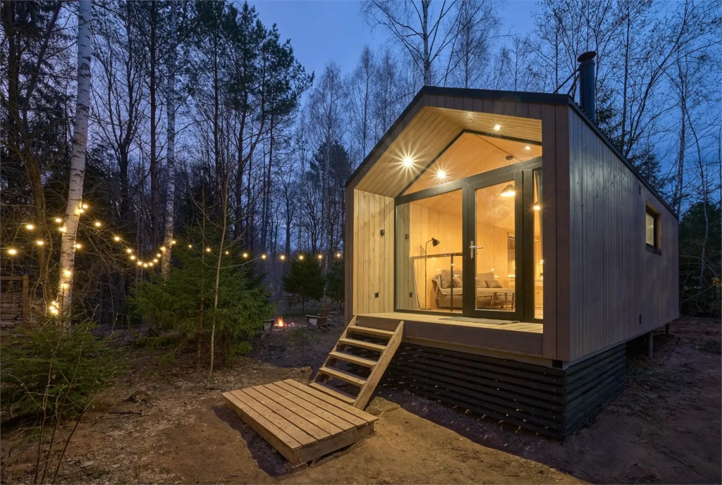 Двухместная Хижина № 1 двуспальная кровать в Сарай Сараев