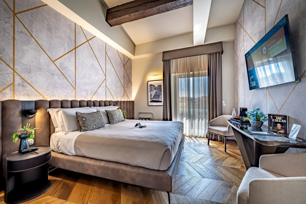 (1)Deluxe Terrace Double Junior Suite (full double bed) (bed type is subject to availability, terrace) at Il Rivalta Place Of Charme in Florence