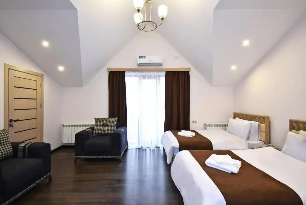 Double room with mountain view (twin beds)