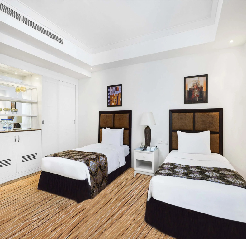 Large Double room (twin beds)