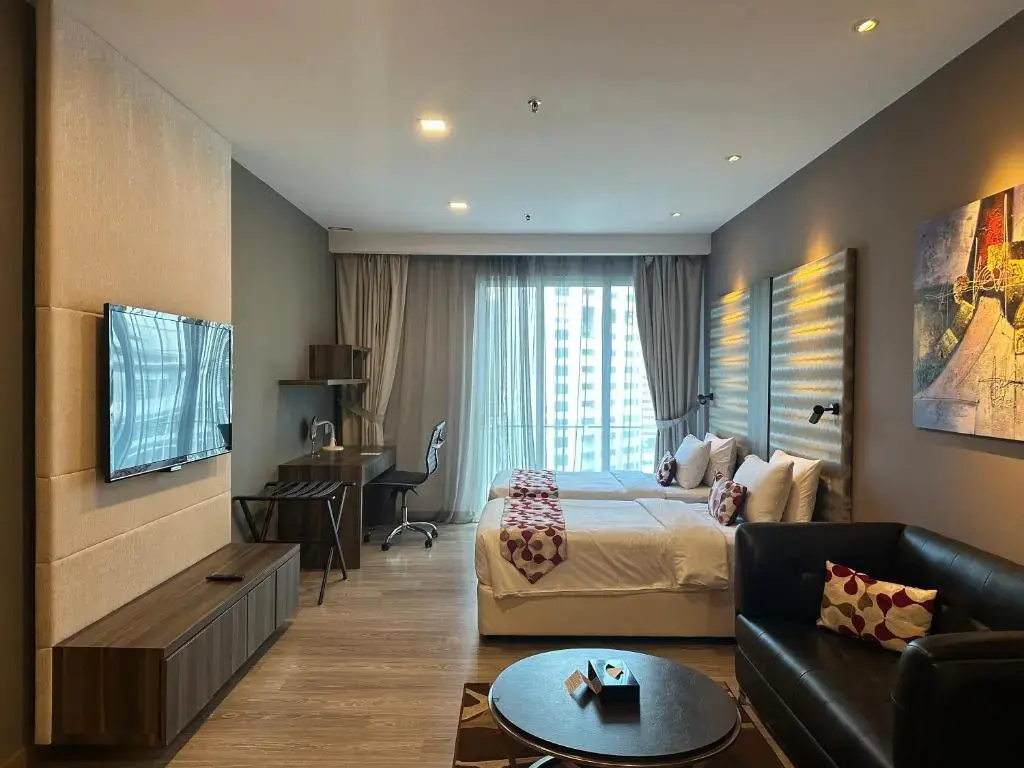 Executive Double Studio twin beds