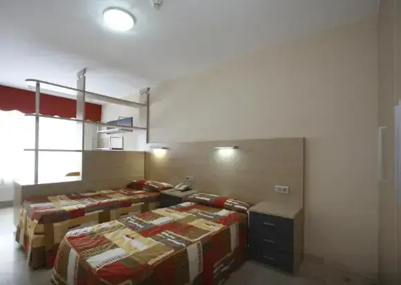 With Kitchen Double room (twin beds)